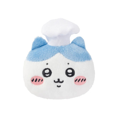 Chiikawa | Usagi X Hachiware Chiikawa Plush Face Badge Set Of 3 H80 W70 D25Mm (Restaurant Chef)