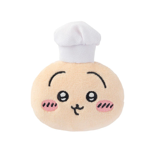 Chiikawa | Usagi X Hachiware Chiikawa Plush Face Badge Set Of 3 H80 W70 D25Mm (Restaurant Chef)