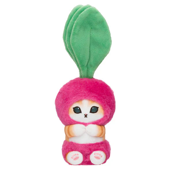 Mofusand | Mascot Holder Keychain Approx.130Cm (Vegetable & Fruits1) 猫福 毛绒挂件/包挂/钥匙链（水果蔬菜系列1） Radish