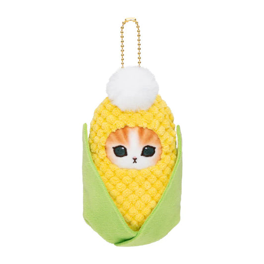 Mofusand | Mascot Holder Keychain Approx.130Cm (Corn) 猫福 毛绒挂件/包挂/钥匙链（玉米）