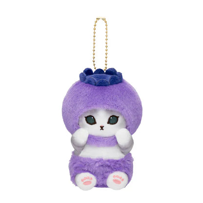 Mofusand | Mascot Holder Keychain Approx.130Cm (Vegetable & Fruits2) 猫福
