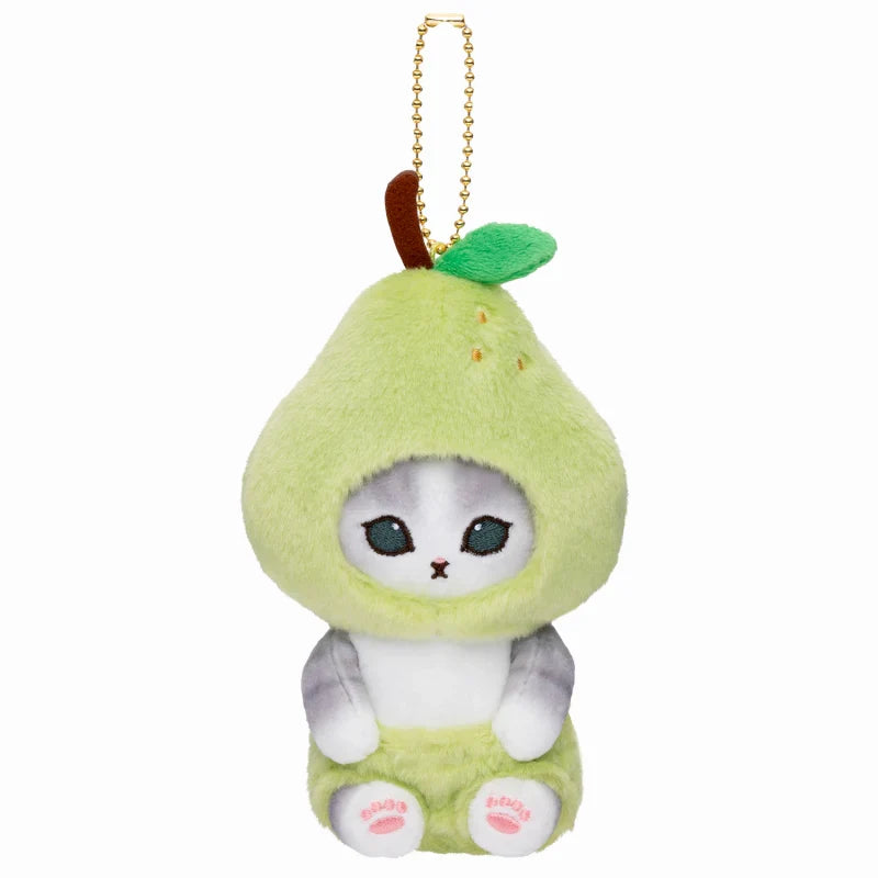 MOFUSAND | Pear Mascot Holder Keychain Bag Charm H170 x W100 x D90mm (Vegetable & Fruits2)