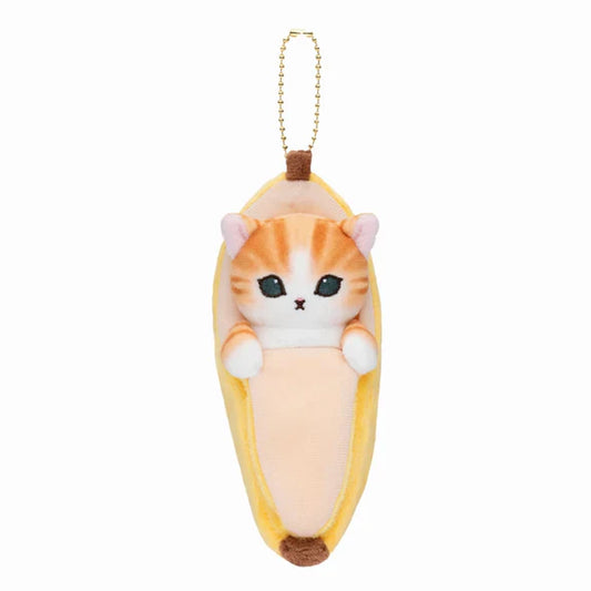 Mofusand | Mascot Holder Keychain Approx.130Cm (Banana) 猫福 毛绒挂件/包挂/钥匙链（香蕉）