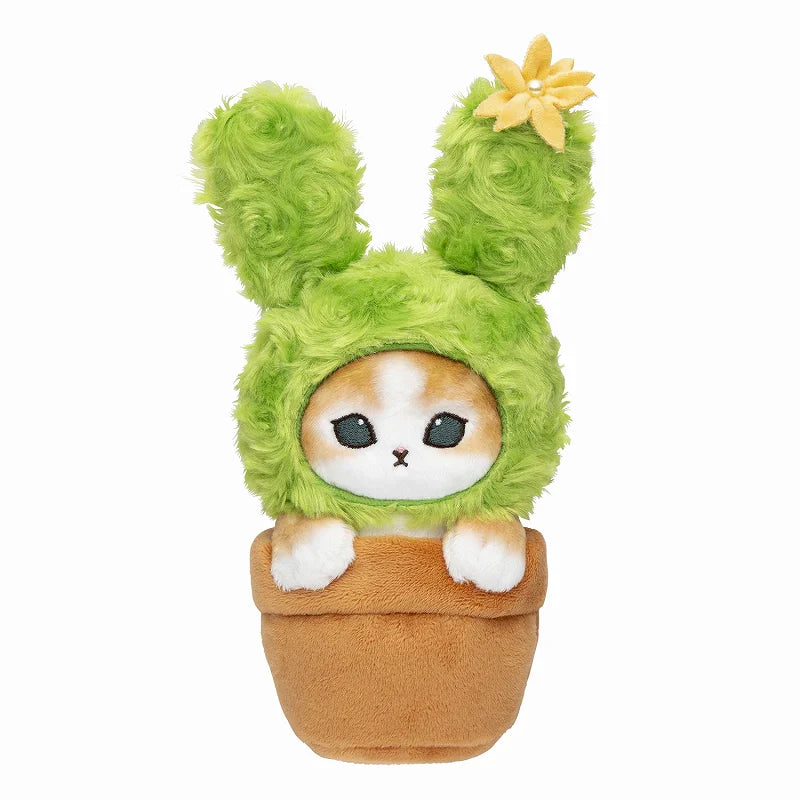 Mofusand | Plant Plush Toy H200×W100×D90Mm 猫福 植物系列 毛绒玩偶/公仔 Cactus Nyan Like A Rabbit 仙人掌