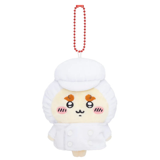 Chiikawa | Shisa Mascot Holder Plush Keychain H120 X W85 D50Mm (Restaurant Chef)
