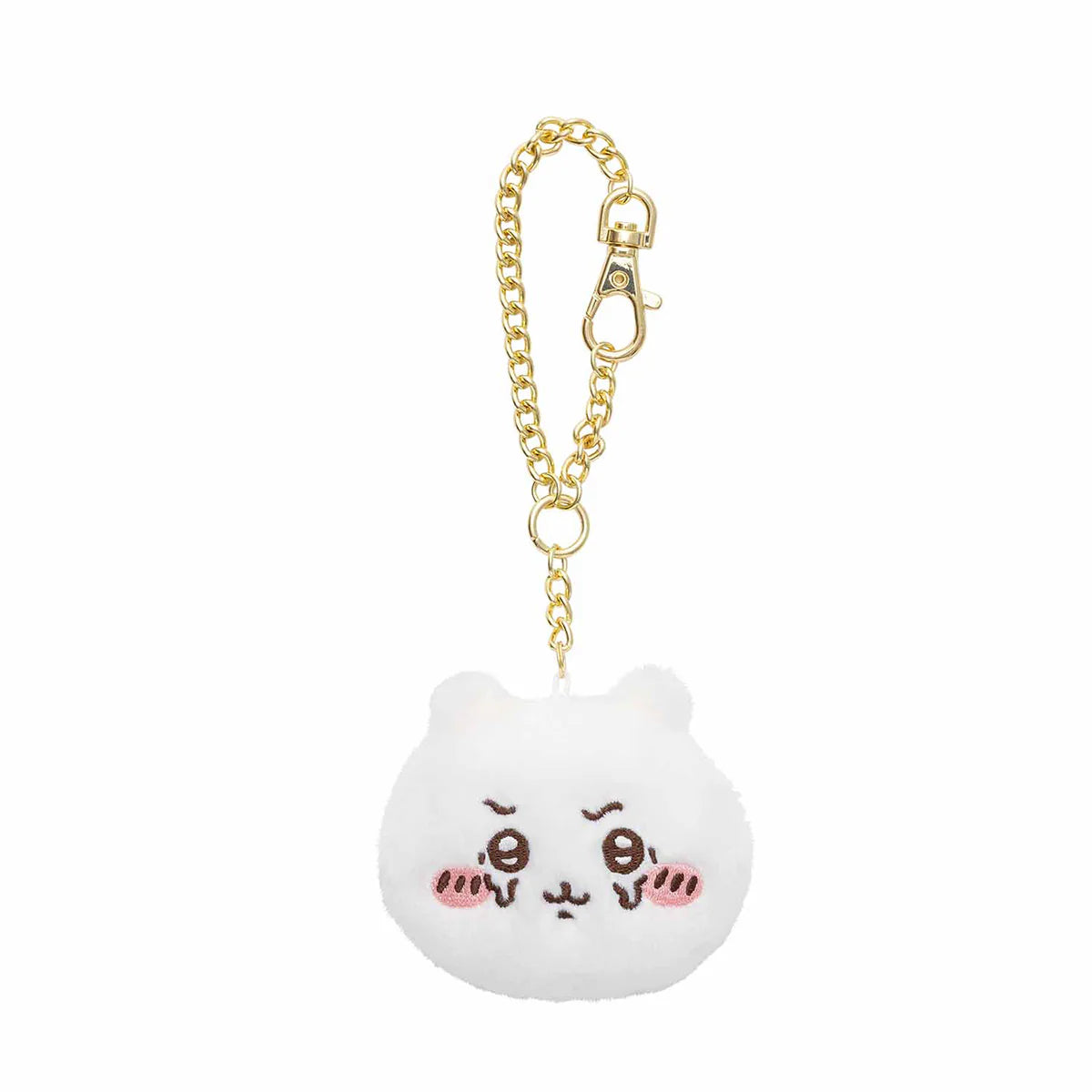 CHIIKAWA | Chiikawa Face Mascot Keychain 75×80×35mm (It's Different Today)