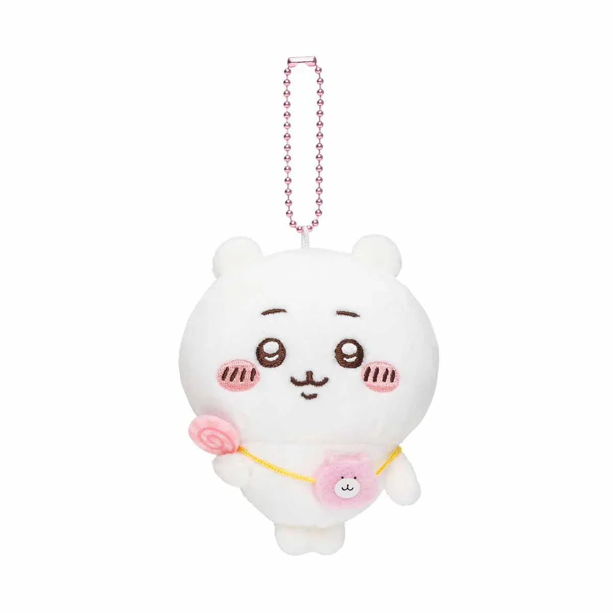 Chiikawa | Mascot Holder Plush Keychain H135×W90×D55Mm 吉伊卡哇 小脚玩偶挂件/包挂/钥匙链（出游系列） Chiikawa吉伊/小白
