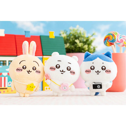 Chiikawa | Mascot Holder Plush Keychain H135×W90×D55Mm 吉伊卡哇 小脚玩偶挂件/包挂/钥匙链（出游系列）