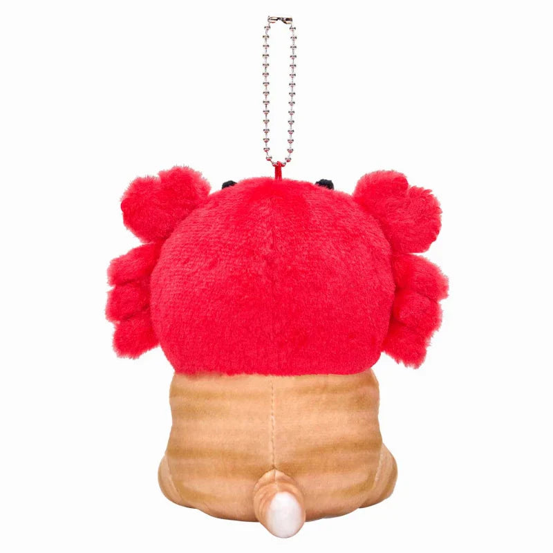 MOFUSAND | Crab Mascot Holder Keychain Bag Charm 140mm x 120mm x 110mm (Sea Creature)