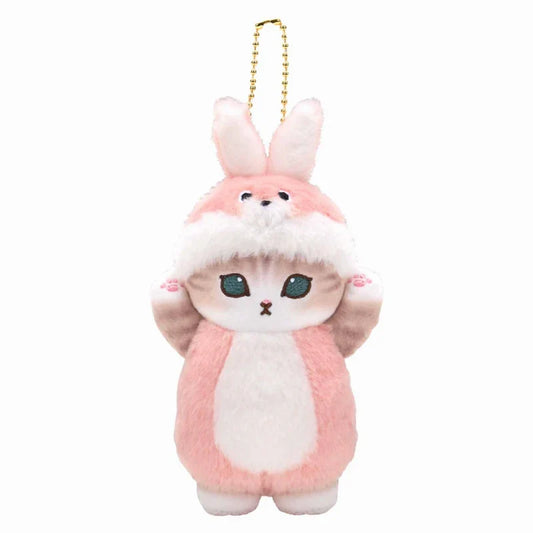 MOFUSAND | Rabbit Mascot Holder Keychain Bag Charm 125mm x 95mm x 65mm (Animal)