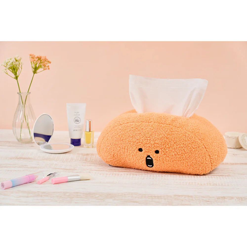 Nagano Friends | Tissue Cover H130 X W300 D170Mm 自嘲熊 薯饼鼹鼠可乐饼 土豆饼毛绒抽纸套/纸巾盒