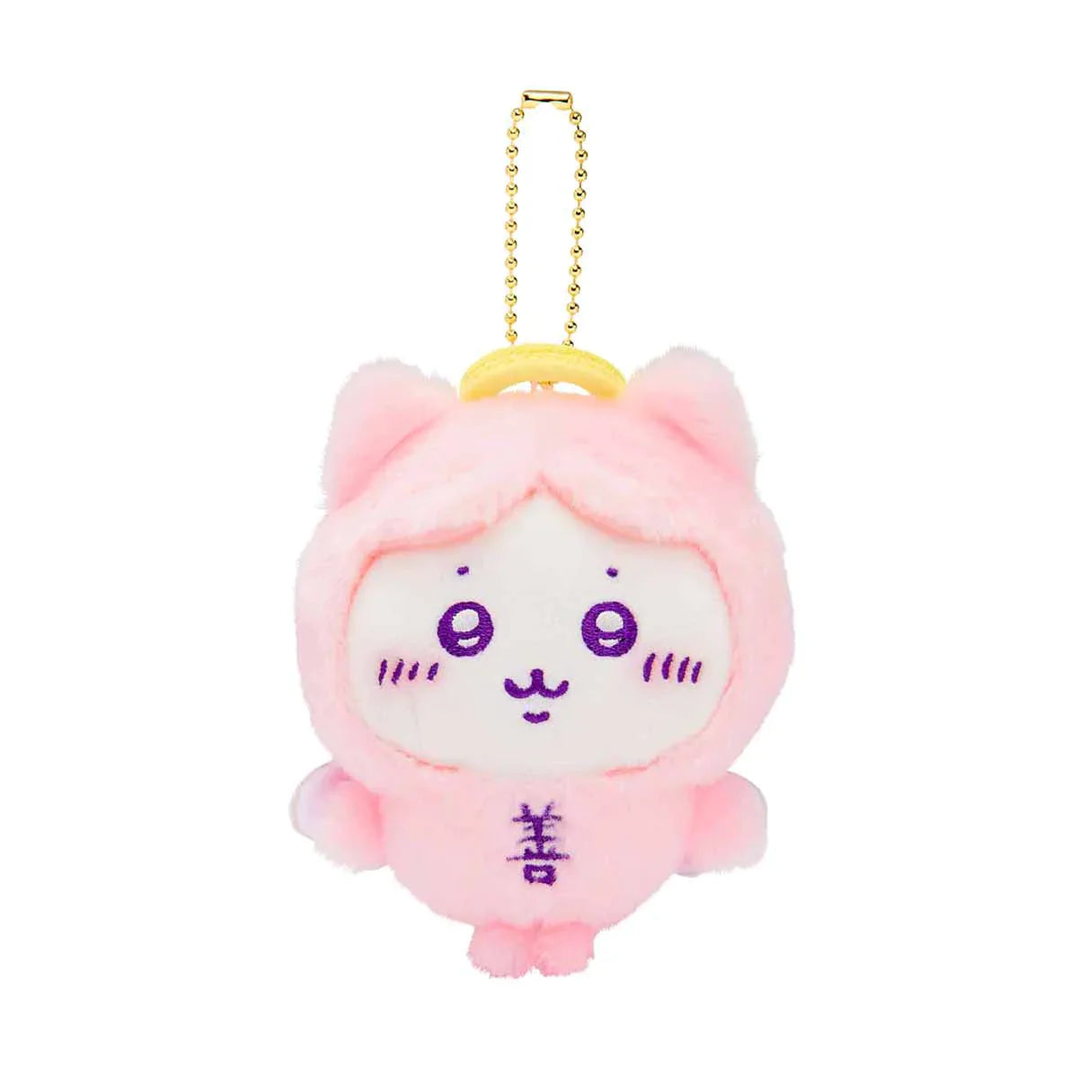 Chiikawa | Mascot Holder Keychain H120×W85×D60Mm (Hachiware) 吉伊卡哇 善恶系列毛绒玩偶挂件/包挂/钥匙链 天使与恶魔 (小八）