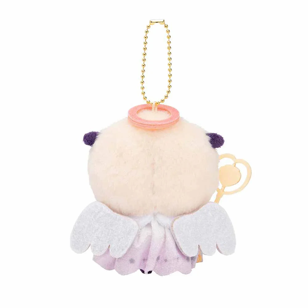 CHIIKAWA | Rakko Mascot Holder Plush Keychain Bag Charm 120×115×80mm (Angel ♡ Demon)