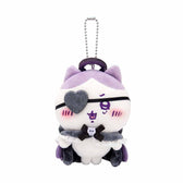 CHIIKAWA | Hachiware Mascot Holder Plush Keychain Bag Charm 120×115×80mm (Angel ♡ Demon)