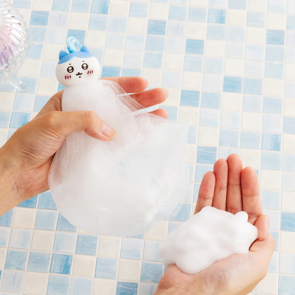 Chiikawa | Foaming Net H330Mm*175Mm*115Mm 小可爱吉伊卡哇 可挂起泡网 防菌防霉 Hachiware 八字喵/小八/小蓝