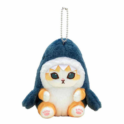 MOFUSAND | Shark Cat Mascot Holder Keychain Bag Charm 130mm x 110mm x 130mm