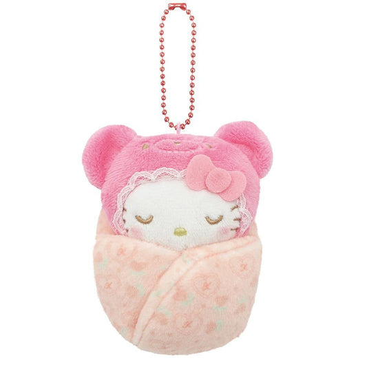 Sanrio | Hello Kitty Wrap-Around Swaddle Mascot Latte Bear Baby 5.0 X 12.0 12.0Cm