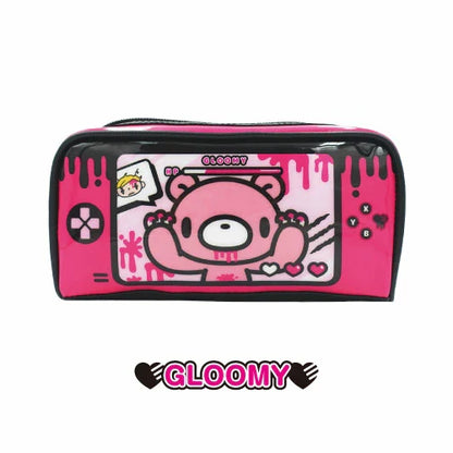 Gloomy Bear | The Naughty Grizzly Square Pouch Zipper Pouch H100×W200×D58mm