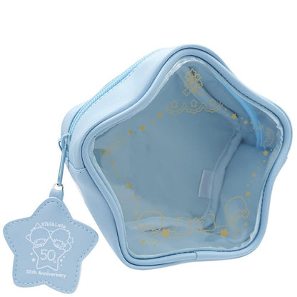 SANRIO | Little Twin Stars Star-Shaped Pouch Display Pouch Blue 155×175×70mm (50th Anniversary)