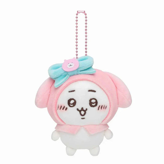 Chiikawa x Sanrio | My Melody x Chiikawa Plush Keychain Bag Charm Mascot Holder 110×125×60mm
