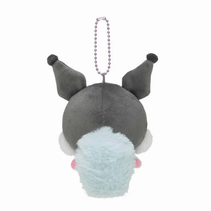 Chiikawa x Sanrio | Kuromi x Momonga Plush Keychain Bag Charm Mascot Holder 110×125×60mm
