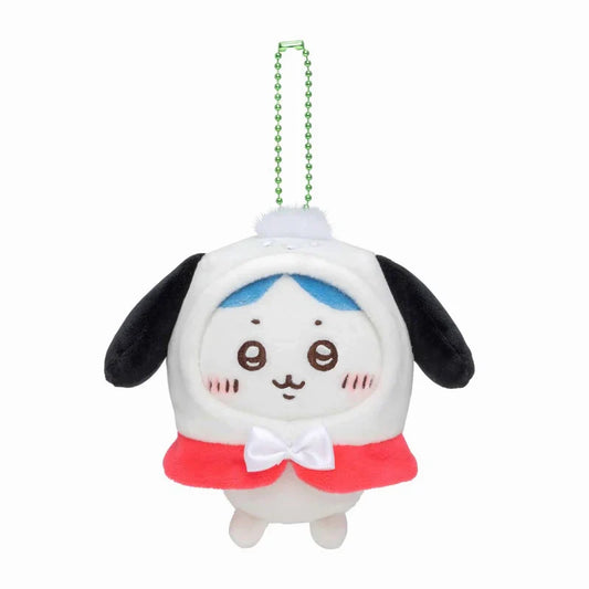 Chiikawa x Sanrio | Pochacco x Hachiware Plush Keychain Bag Charm Mascot Holder 110×125×60mm