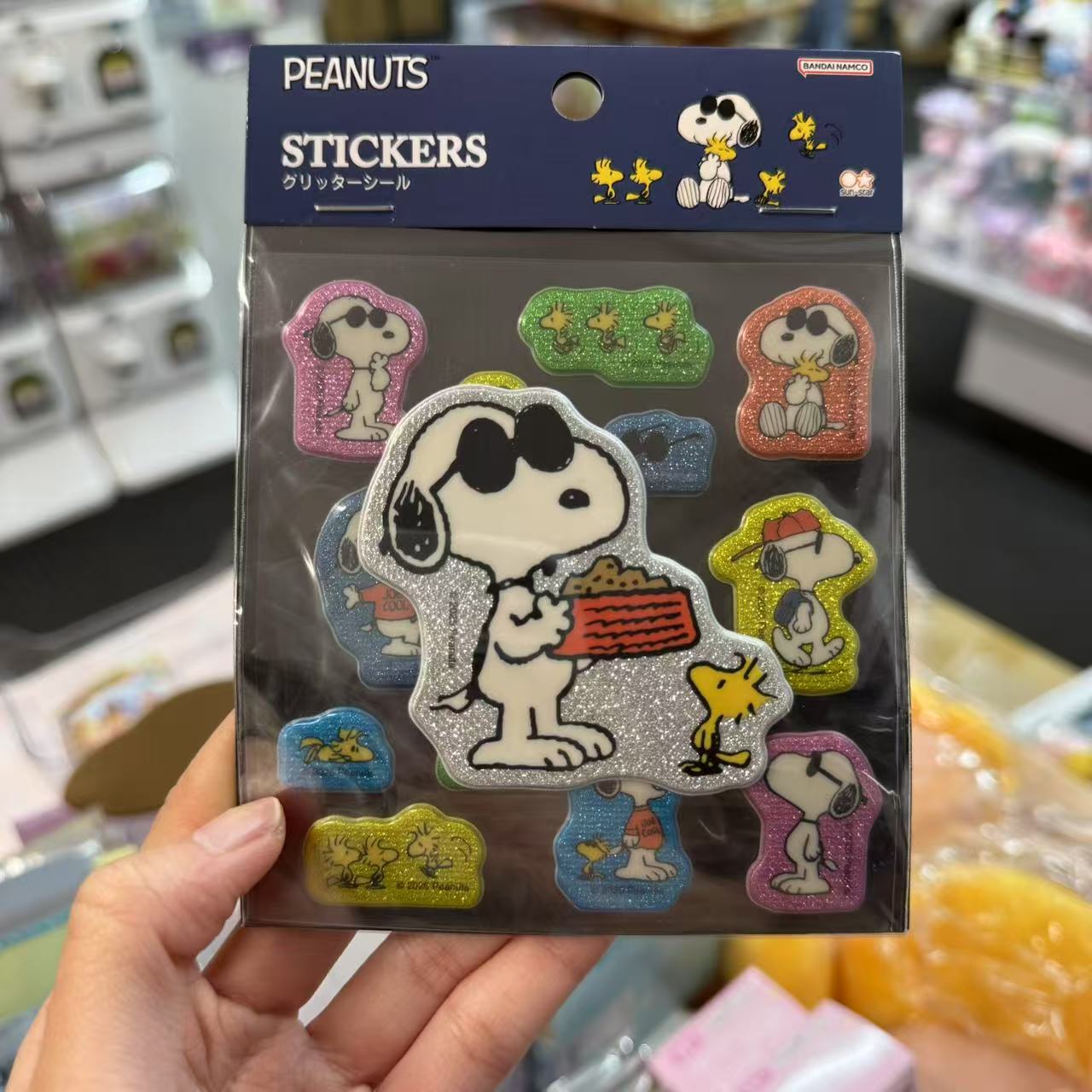 PEANUTS | Glitter Stickers NLC Set Snoopy Woodstock 98mm x 110mm x 4mm