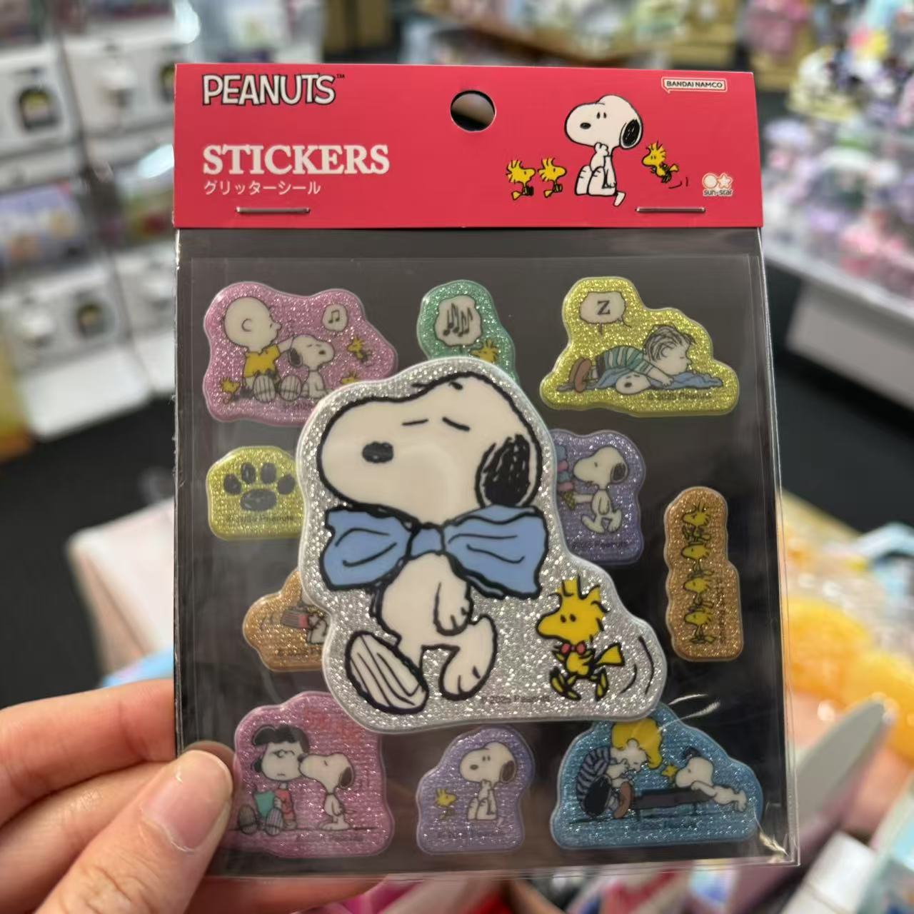 PEANUTS | Glitter Stickers NLC Set Snoopy Friends 98mm x 110mm x 4mm