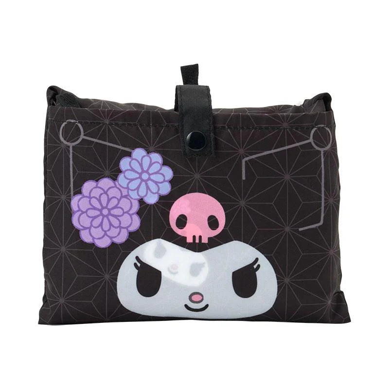SANRIO | Kuromi Eco Shopping Tote Bag W49×D18×H69cm (Japanese Pattern Pink)