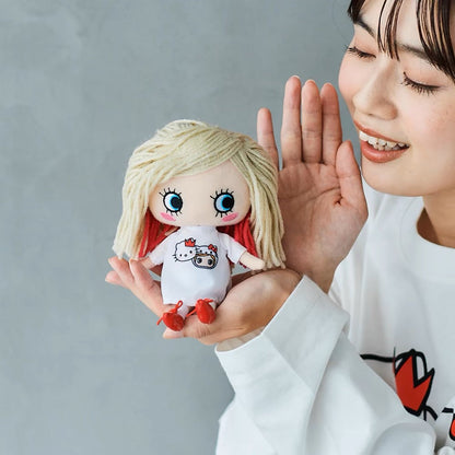 Ilemer X Hello Kitty | 50Th Anniversary Plush Doll/Keychain 18Cm (Limited)