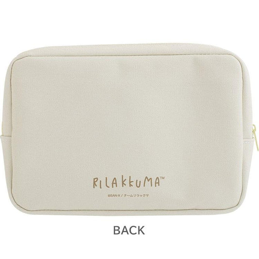 SAN-X | Rilakkuma Square Pouch 150×230×50mm (Stay With Me)