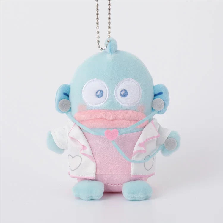 SANRIO | Hangyodon Mascot Holder Plush Keychain Bag Charm 10cm Approx. (Nurse Series)