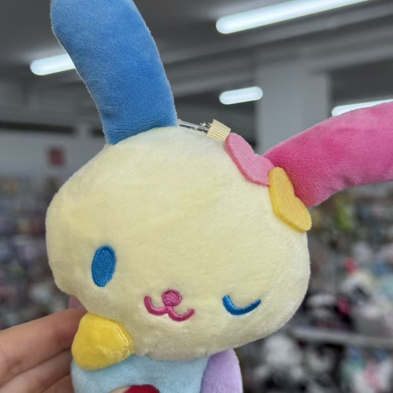 SANRIO x Avail | Usahana Mascot Holder Plush Keychain Bag Charm 50×75×138mm (Heart)