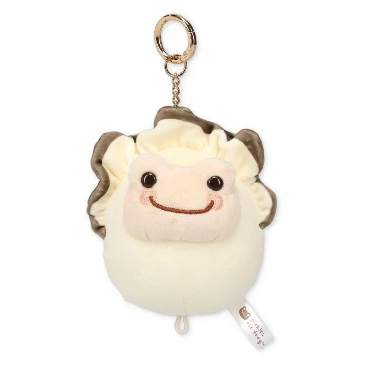 Pickles the Frog | Plush Keychain Bag Charm Plush Keychain 115×95×65mm (Oyster)