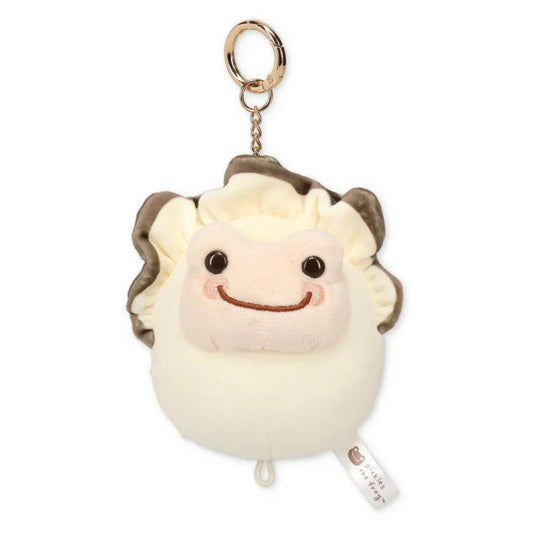Pickles the Frog | Plush Keychain Bag Charm Plush Keychain 115×95×65mm (Oyster)