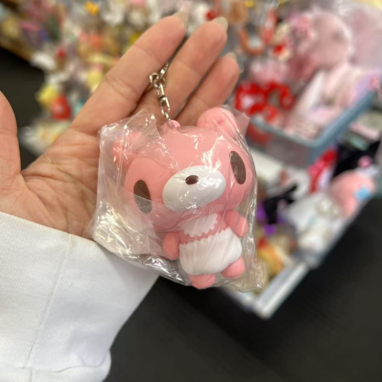 Gloomy Bear | Pink Mascot Keychain Approx. (25th ANNIVERSARY TOUR)