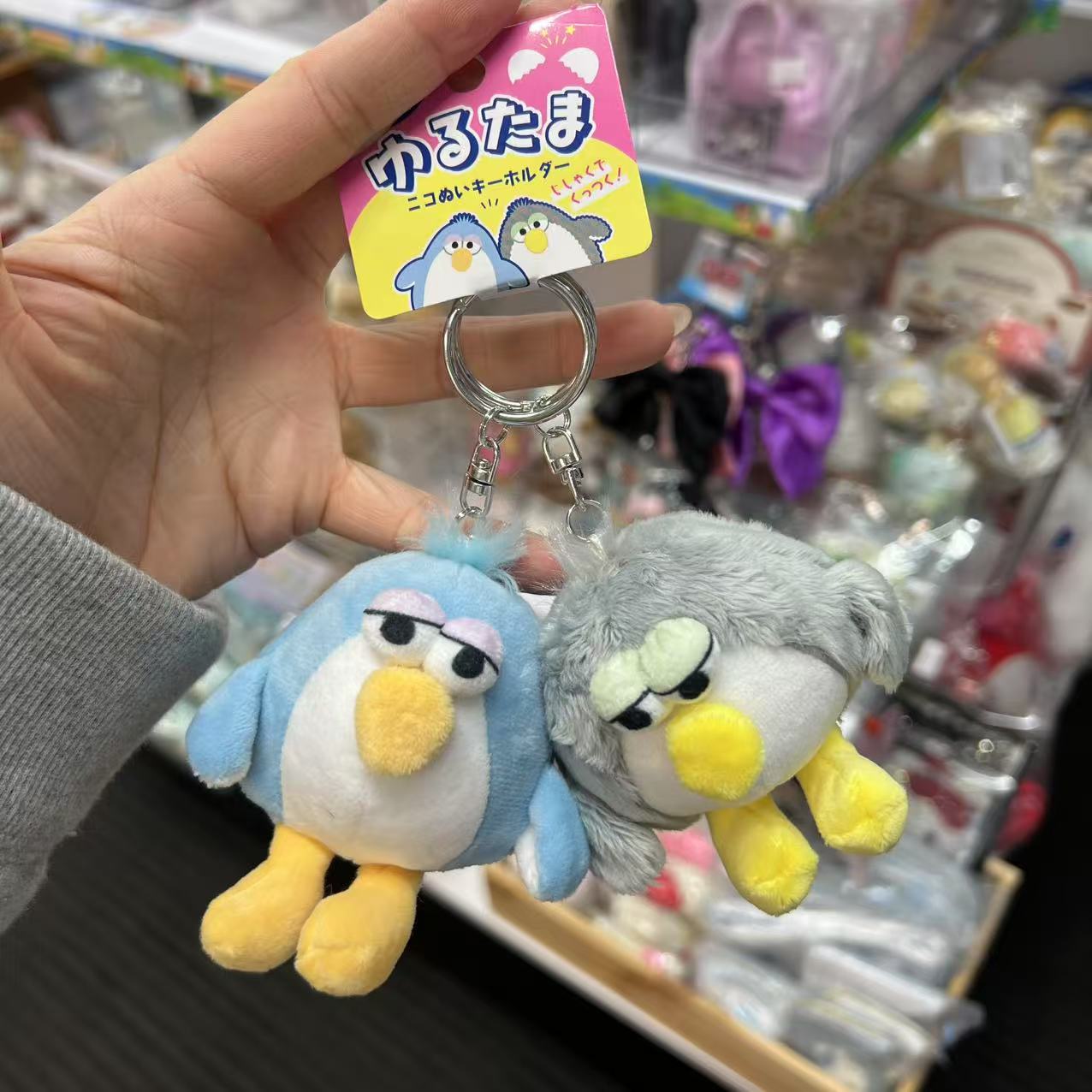 CRUX | Plush Keychain with Magnet set H180×W140×D90mm (Penguin)