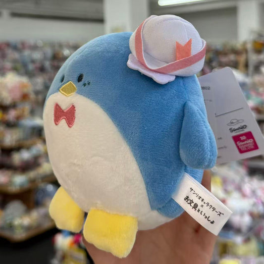 Obungu x SANRIO | TuxedoSam Toxedo Sam Mascot Holder Bag Charm Keychain