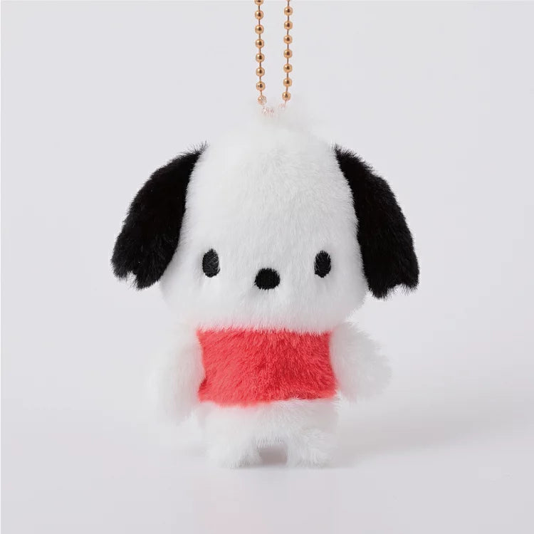 SANRIO | Pochacco Fluffy Mini Mascot & Finger Puppet 100mm Approx.
