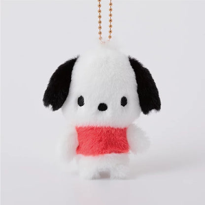 SANRIO | Pochacco Fluffy Mini Mascot & Finger Puppet 100mm Approx.