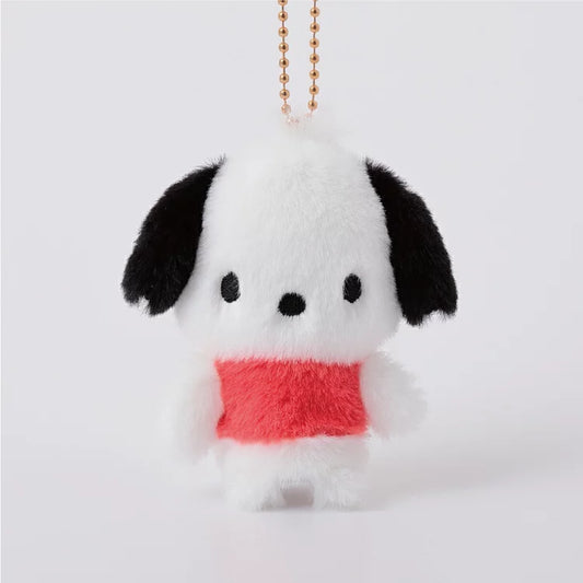 SANRIO | Pochacco Fluffy Mini Mascot & Finger Puppet 100mm Approx.