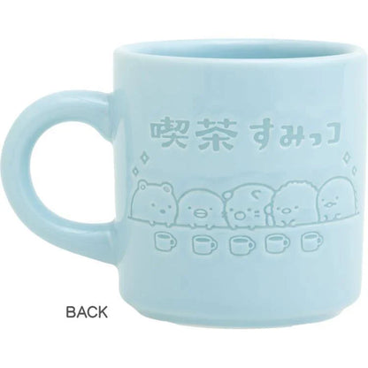 SAN-X | Sumikko Gurashi Bean Master Mug Cup Blue 80 × Ø80 mm (Chocolate Fair at Sumikko Cafe)