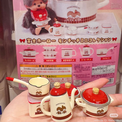 Monchhichi x Fujihoro | Mini Collection Miniature Gashapon Capsule Toy (Randomly Shipped)