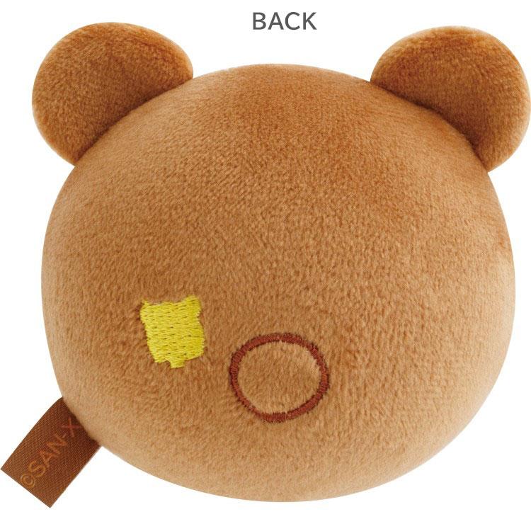 SAN X | Chairoikoguma Squish Round Plush Doll Face 65×65×65mm