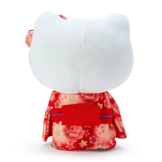 SANRIO | Hello Kitty Plush Doll Plush Toy 150×90×190mm (Gradation Sakura Kimono)
