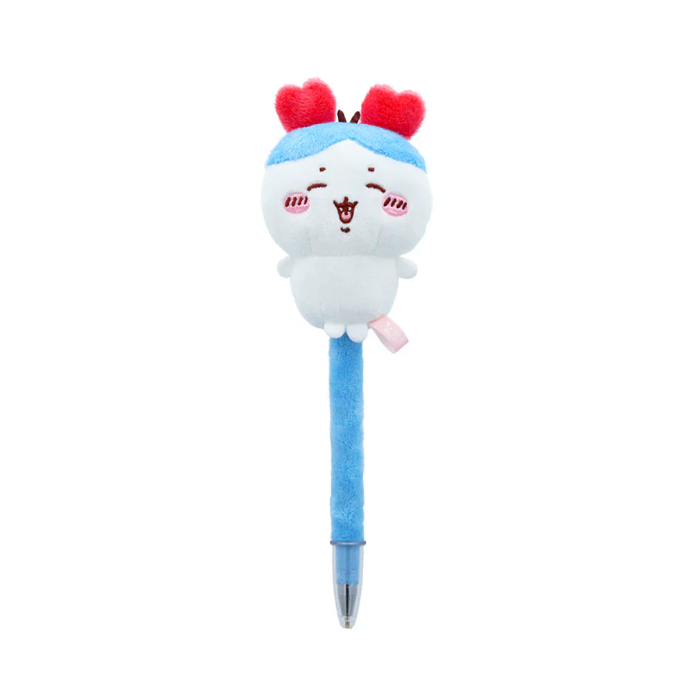 Chiikawa | Fuwafuwa Mascot Ballpoint Pen W50×H70×D50Mm (Black 0.7Mm) Hachiware 八字喵/小八/小蓝