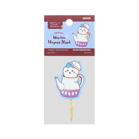 Chiikawa | Wooden Magnet Hook Hachiware H55×W45×D25Mm (Wonder Tea Time)