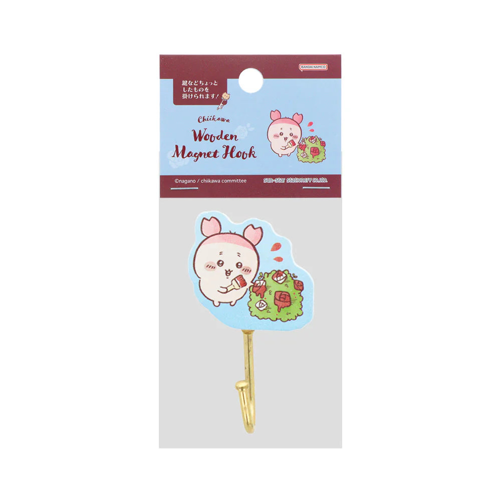 Chiikawa | Wooden Magnet Hook Kani-Chan H55×W45×D25Mm (Wonder Tea Time)