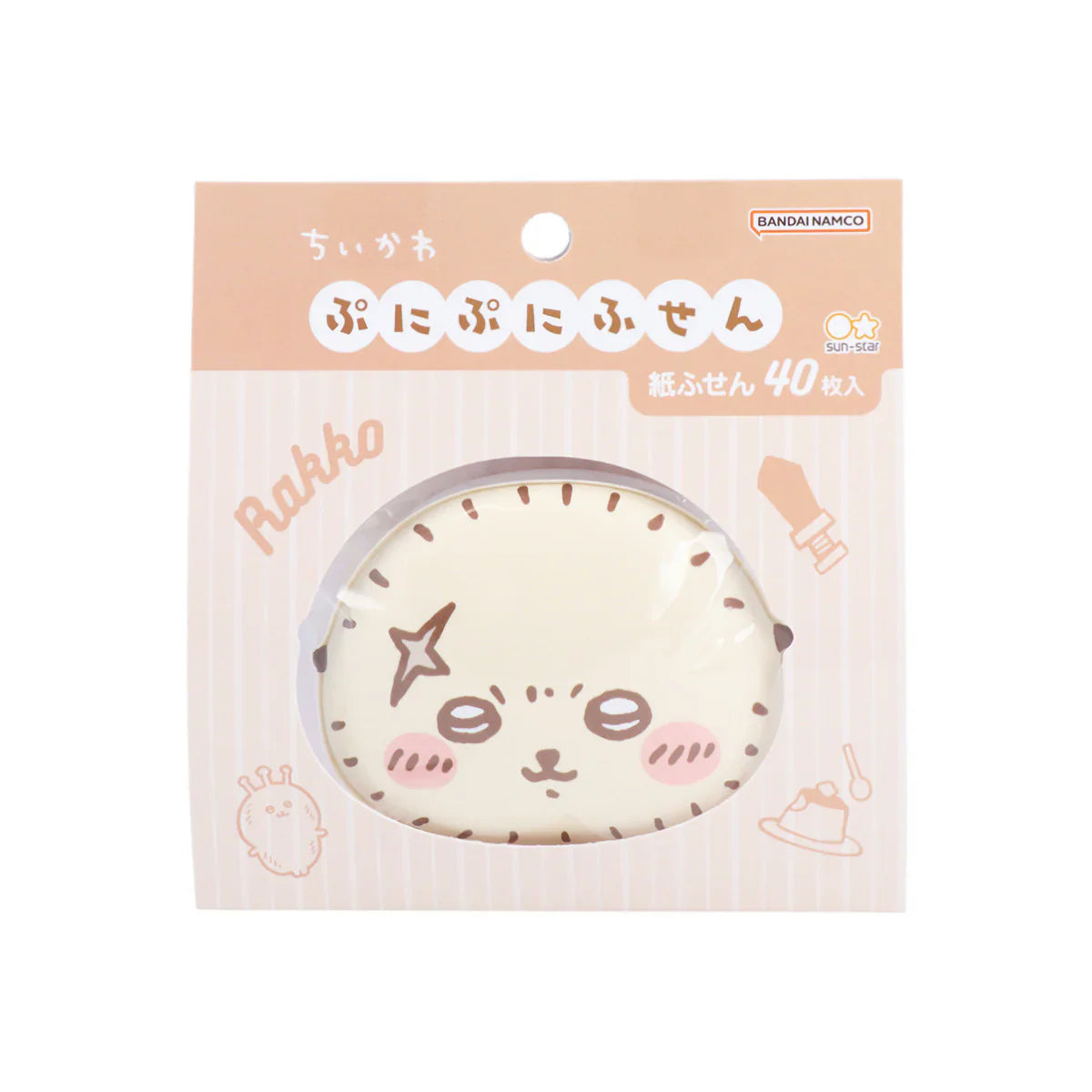 Chiikawa | Fuwa Sticky Notes H60×W70×D25Mm 40Pcs
