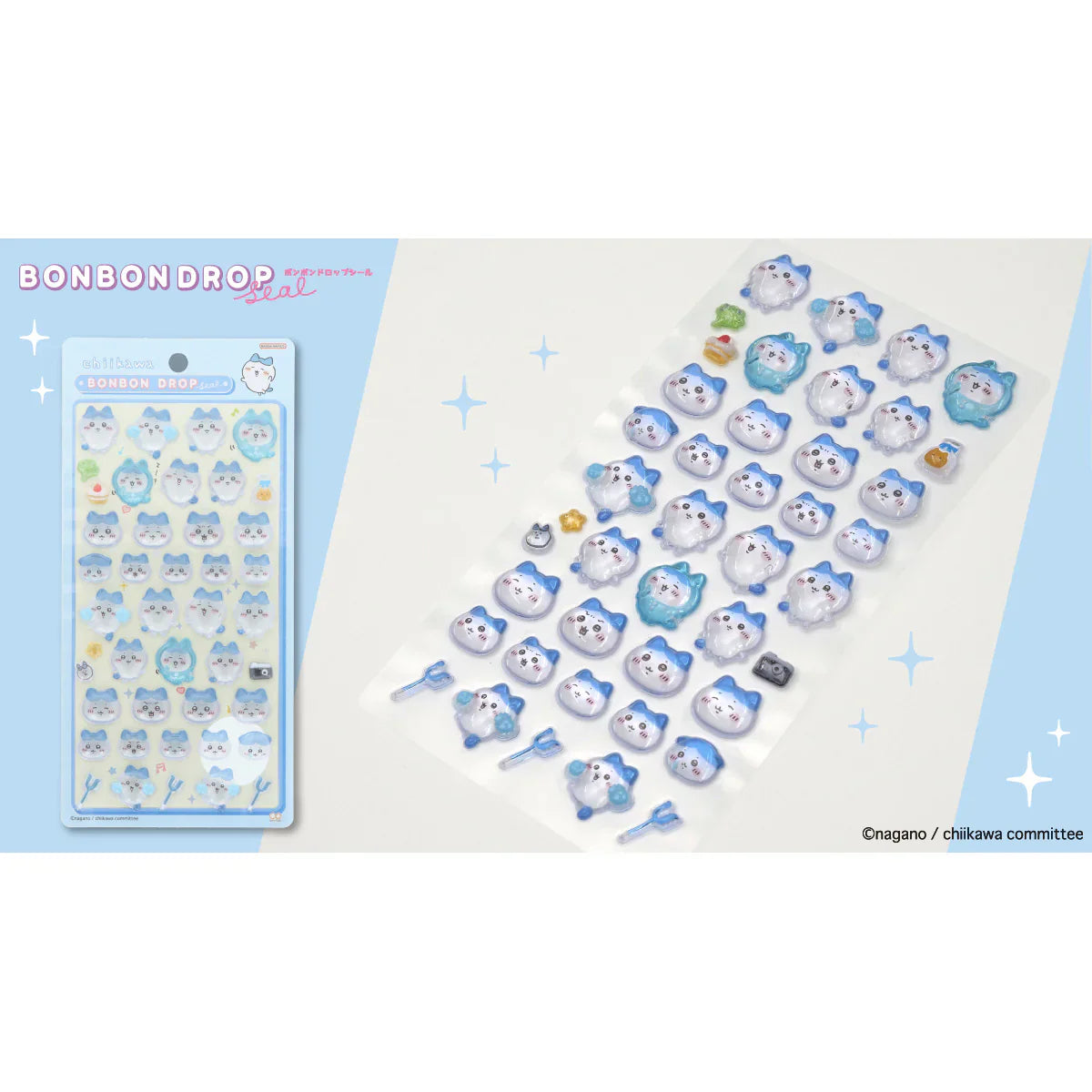 CHIIKAWA | Hachiware Bonbon Drop Seal 3D Sticker 200×95×7mm